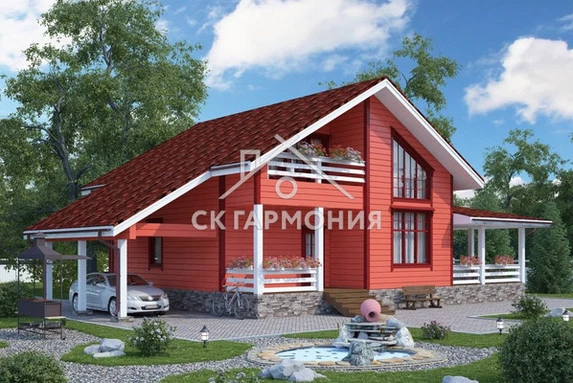 Каркасные дома под ключ, проекты и цены Вологда
