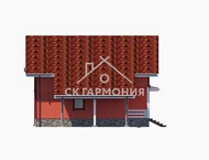 Каркасный дом 10x11, проект Вологда