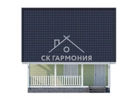 Каркасный дом 7x9, проект Вязники