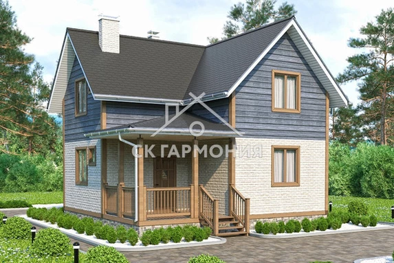 Каркасные дома под ключ, проекты и цены Павловск