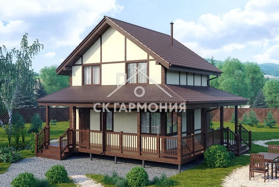 Каркасные дома под ключ, проекты и цены Пятигорск