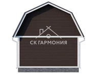 Каркасный дом 6x6, проект Серпухов