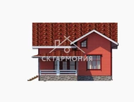 Дом из бруса 10x11, проект Вологда
