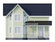Дом из бруса 7x9, проект Иваново