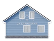 Дом из бруса 8x9, проект Псков 