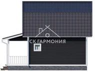 Дом из бруса 6x8, проект Рыбинск